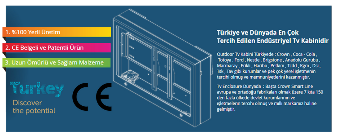 Outdoor Tv & Endüstriyel Tv Kabinleri Outdoor Tv & Endüstriyel Tv Kabinleri