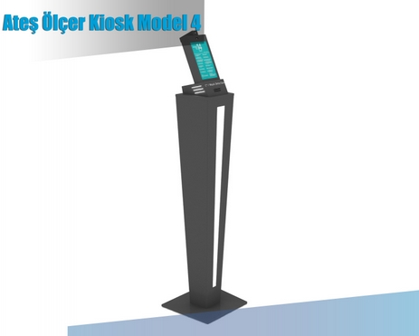 Ateş Ölçer Dezenfektan Kiosk Model 4.2 Ateş Ölçer Dezenfektan Kiosk Model 4.2